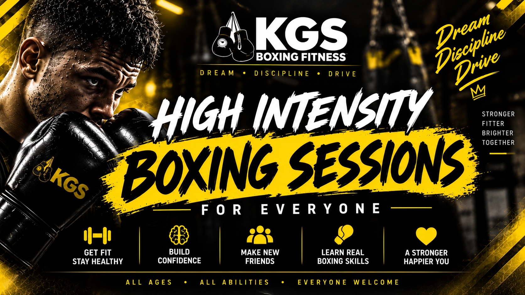 KGS Boxing Fitness — High intensity boxing sessions for everyone. Dream. Discipline. Drive.