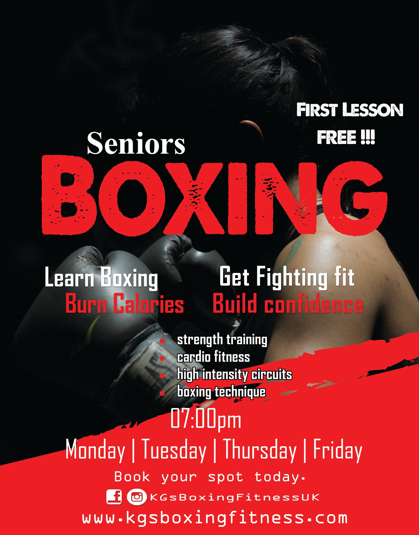 Senior's Boxing @ 7:00pm