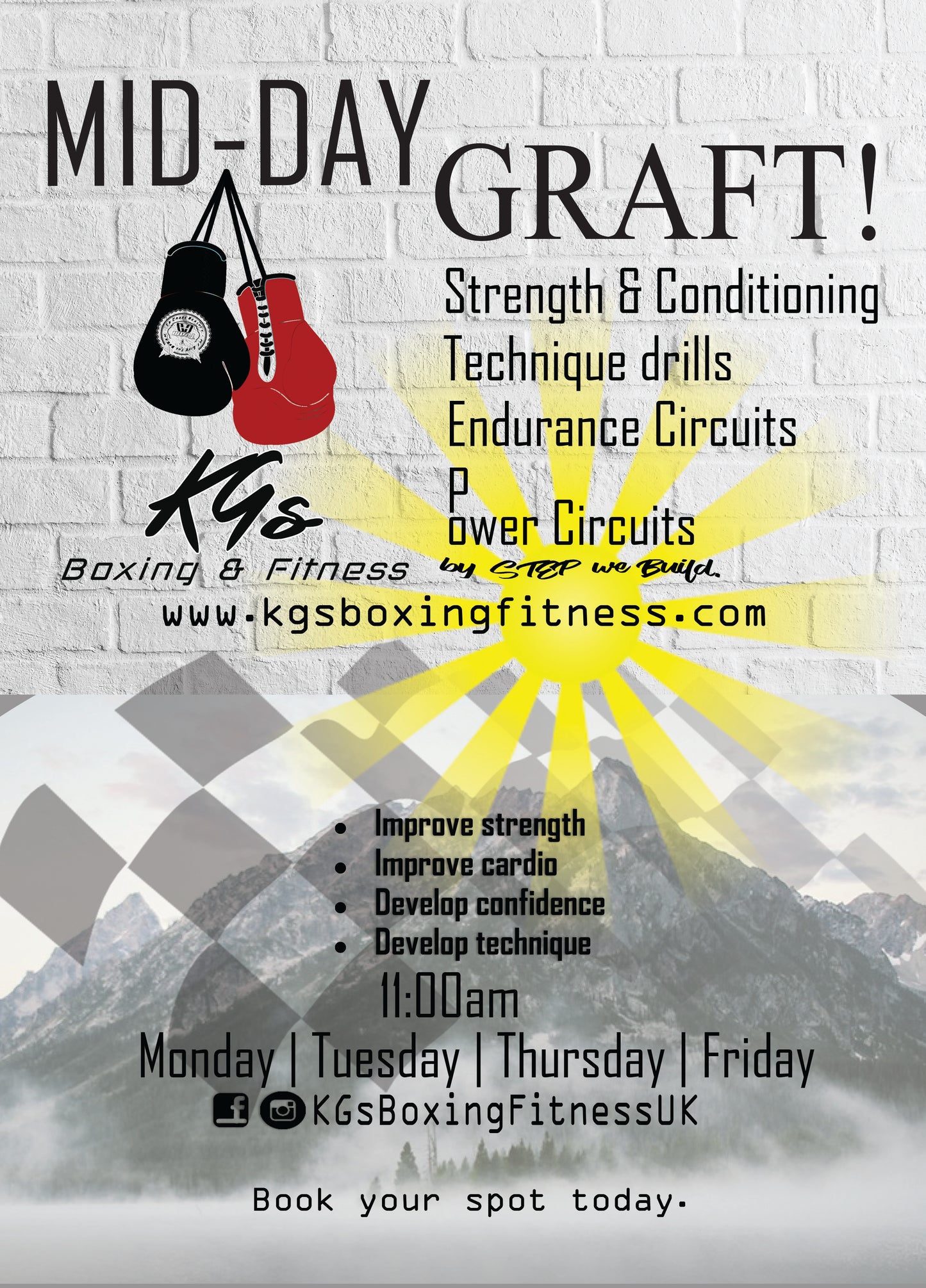Midday Graft! @ 11:00am